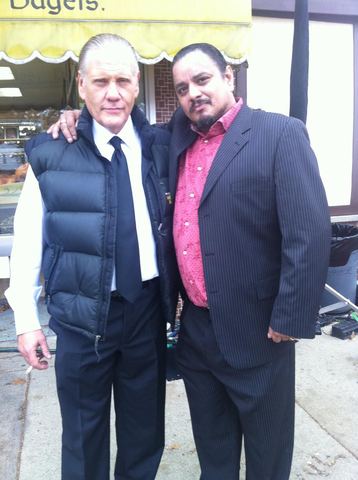 David Hernandez, actor, Chicago, with William Forsythe, The Mob Doctor (2012)